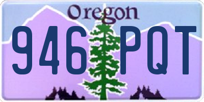 OR license plate 946PQT