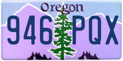 OR license plate 946PQX