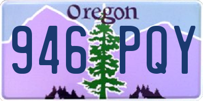 OR license plate 946PQY