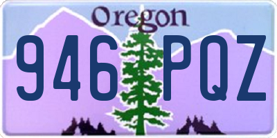 OR license plate 946PQZ