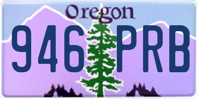 OR license plate 946PRB
