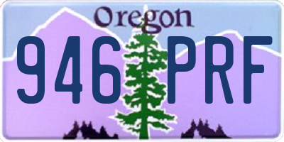 OR license plate 946PRF