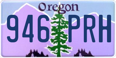 OR license plate 946PRH