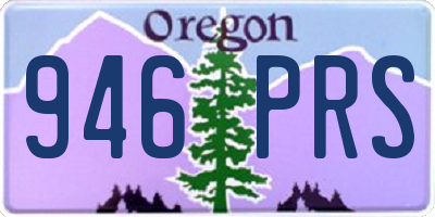 OR license plate 946PRS
