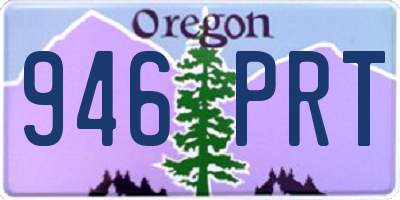 OR license plate 946PRT