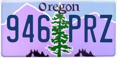 OR license plate 946PRZ