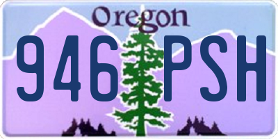 OR license plate 946PSH