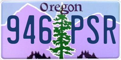 OR license plate 946PSR