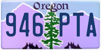 OR license plate 946PTA