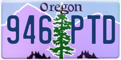 OR license plate 946PTD