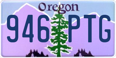 OR license plate 946PTG