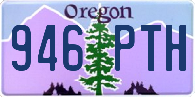 OR license plate 946PTH