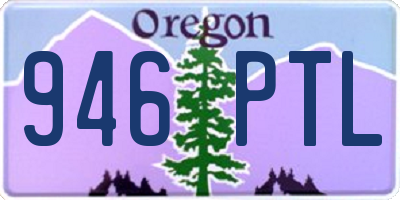OR license plate 946PTL