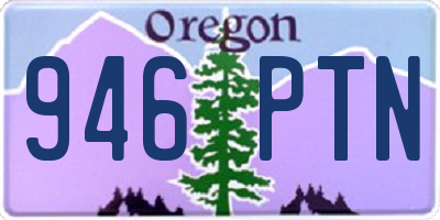 OR license plate 946PTN