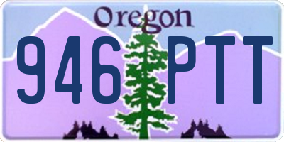 OR license plate 946PTT
