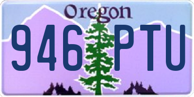 OR license plate 946PTU
