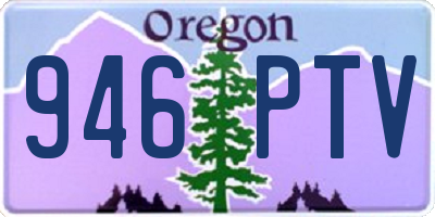 OR license plate 946PTV
