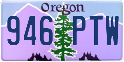 OR license plate 946PTW