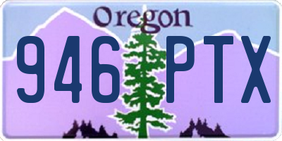 OR license plate 946PTX