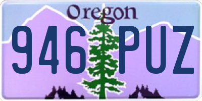 OR license plate 946PUZ
