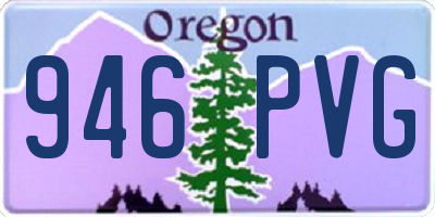 OR license plate 946PVG