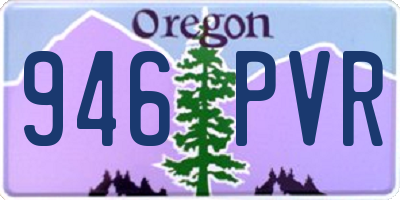 OR license plate 946PVR