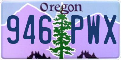 OR license plate 946PWX