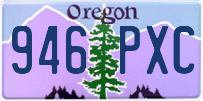 OR license plate 946PXC