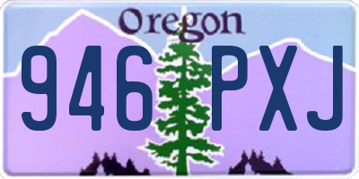 OR license plate 946PXJ