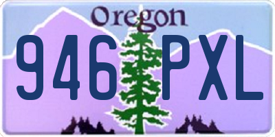OR license plate 946PXL