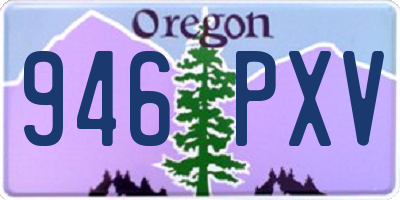 OR license plate 946PXV