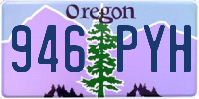 OR license plate 946PYH