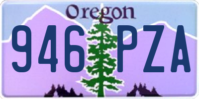 OR license plate 946PZA