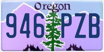 OR license plate 946PZB