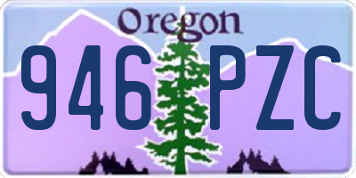 OR license plate 946PZC