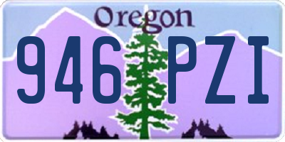 OR license plate 946PZI