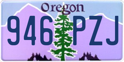 OR license plate 946PZJ