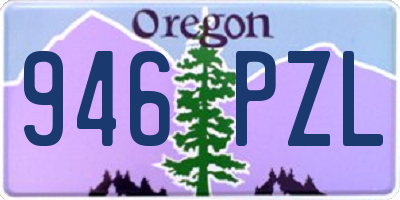 OR license plate 946PZL