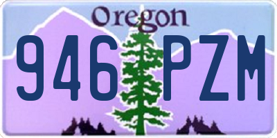 OR license plate 946PZM