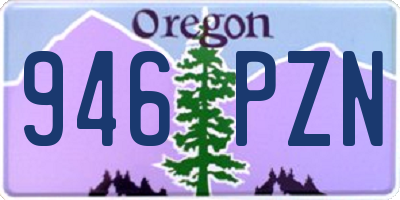 OR license plate 946PZN