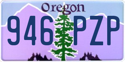 OR license plate 946PZP