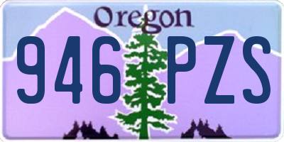 OR license plate 946PZS