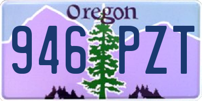 OR license plate 946PZT