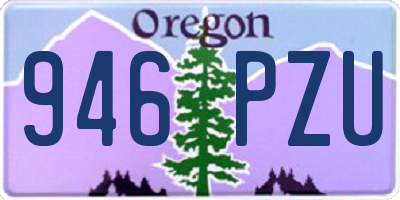 OR license plate 946PZU