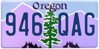 OR license plate 946QAG