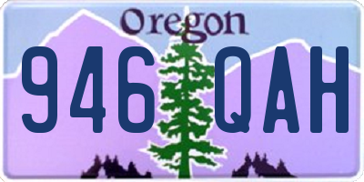 OR license plate 946QAH