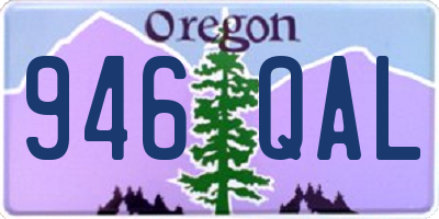OR license plate 946QAL