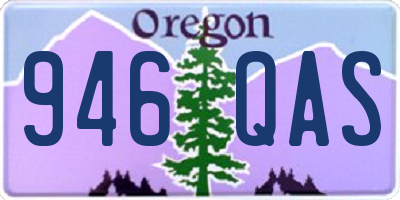 OR license plate 946QAS