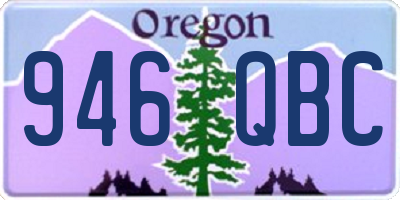 OR license plate 946QBC