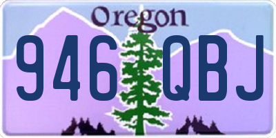 OR license plate 946QBJ